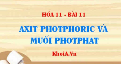 Tính chất hoá học, tính chất vật lí của axit Photphoric H3PO4, cấu tạo phân tử, điều chế và ứng dụng - Hóa 11 bài 11